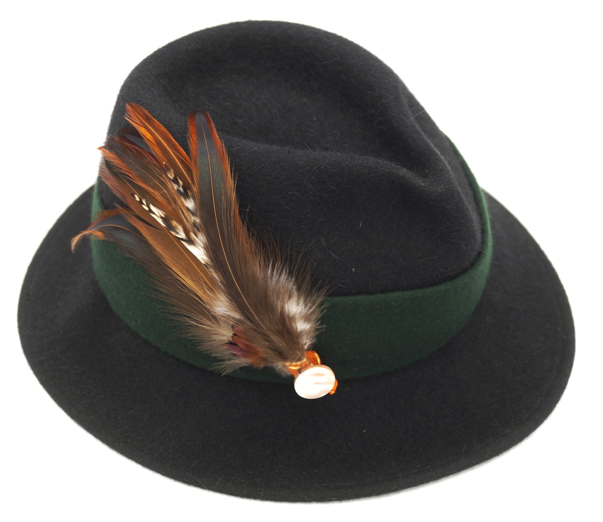 Hahnenfeder-Goldfasan Hutgesteck