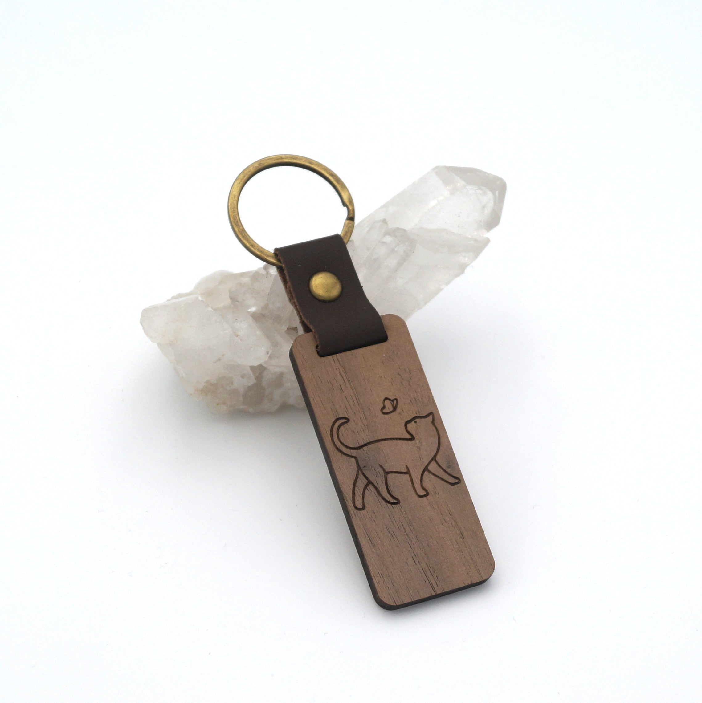 Schlüsselanhänger "spielende Katze"