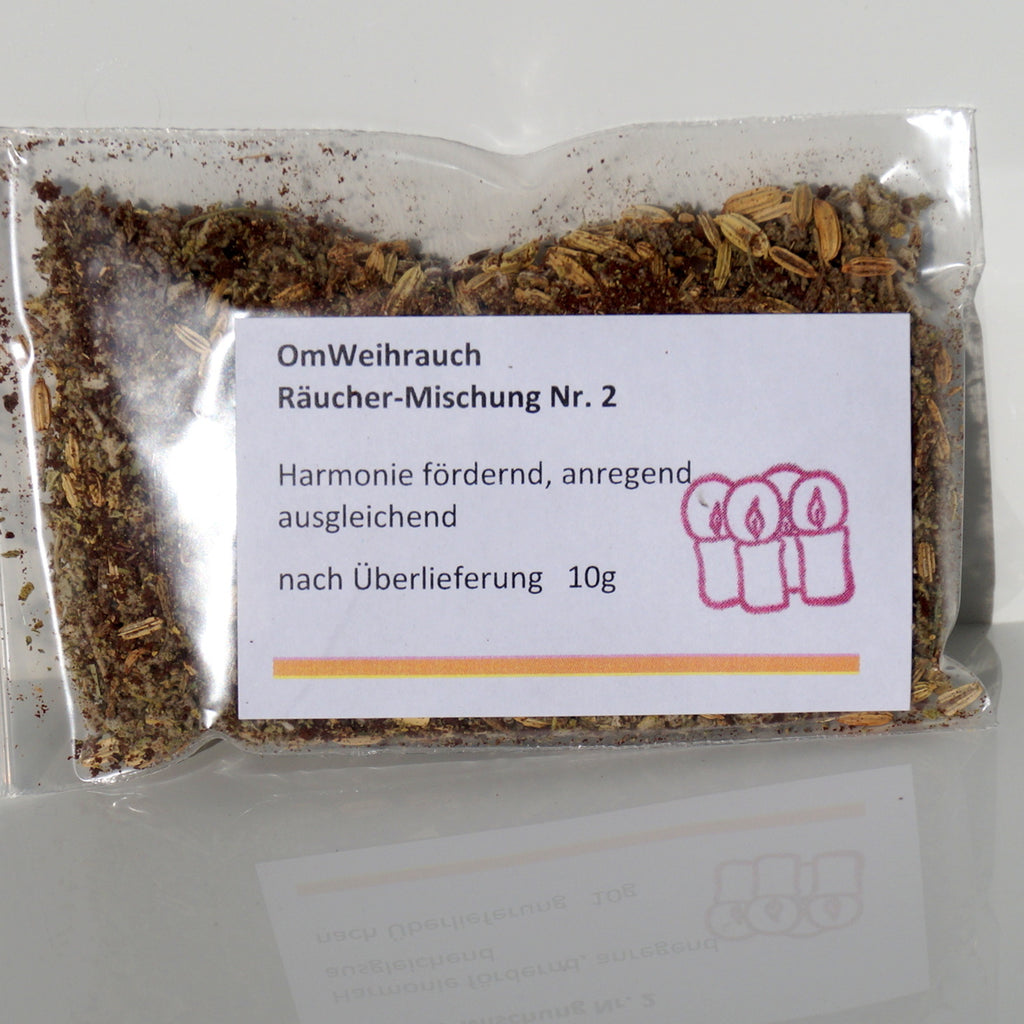 OmWeihrauch Räuchermischung Nr. 2 – Harmonie, Ausgleich & Anregung (10g)
