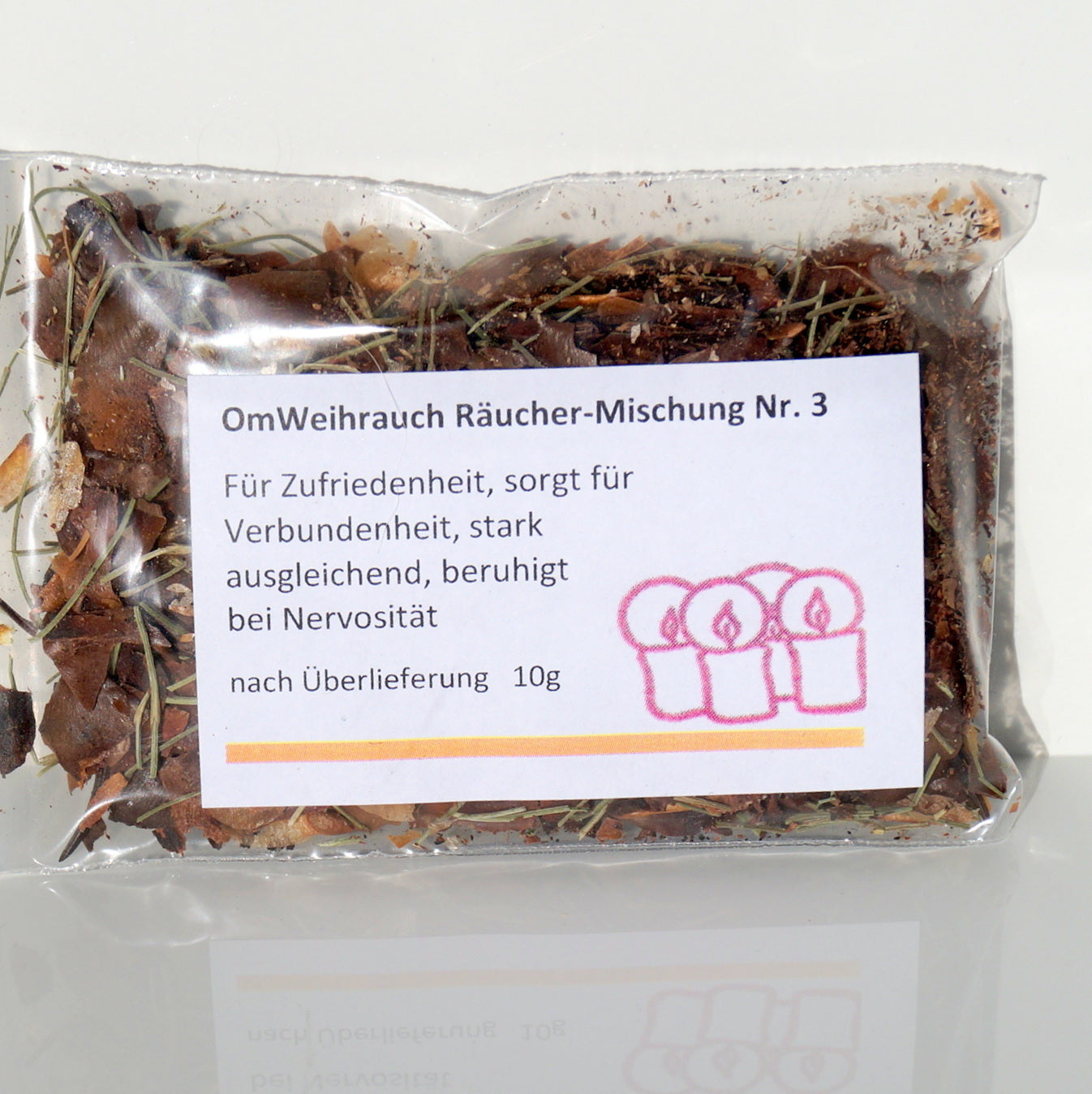 OmWeihrauch Räuchermischung Nr. 3 – Zufriedenheit, Verbundenheit & innere Ausgeglichenheit (10g)