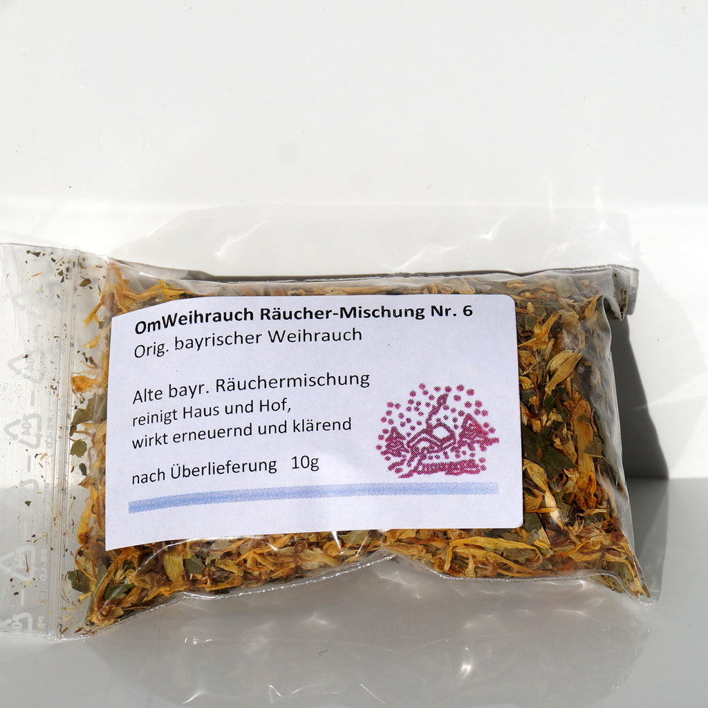 OmWeihrauch Räuchermischung Nr. 6 – Original Bayerischer Weihrauch (10g)