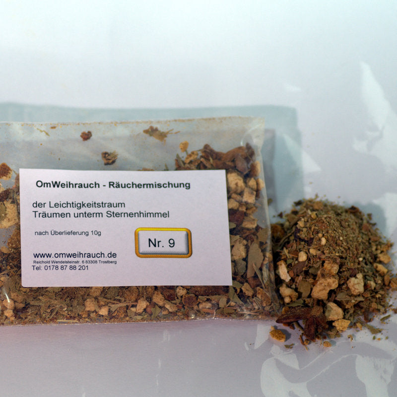 OmWeihrauch Räuchermischung Nr. 9 – Der Leichtigkeitstraum (10g)