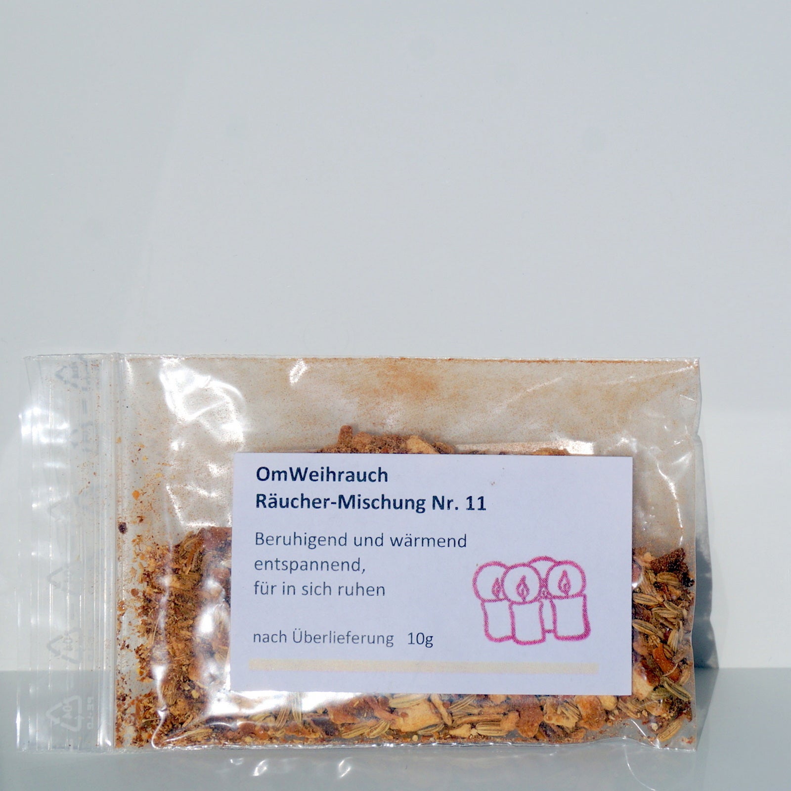 OmWeihrauch Räuchermischung Nr. 11 – Beruhigende Wärme & innere Ruhe (10g)