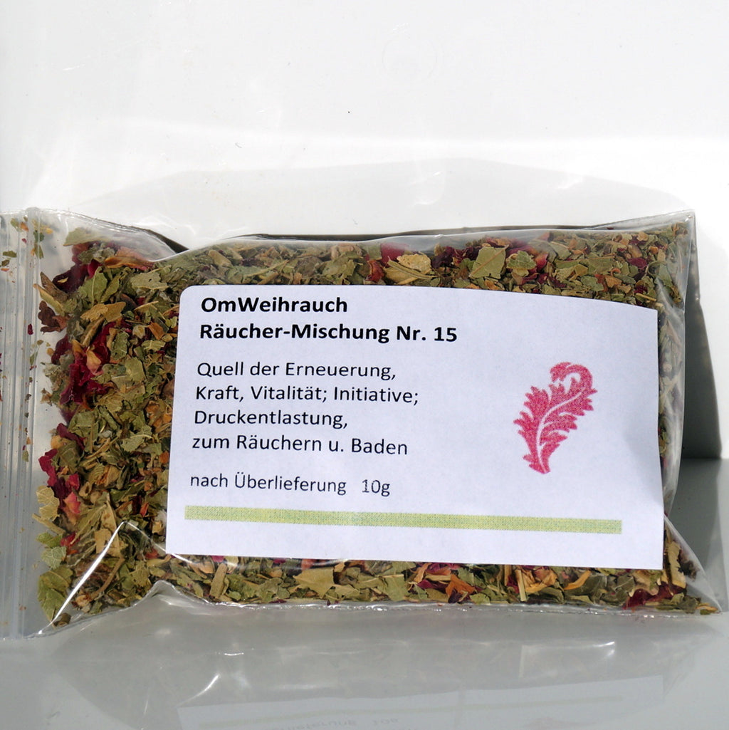 OmWeihrauch Räuchermischung Nr. 15 – Kraft & Erneuerung (10g)
