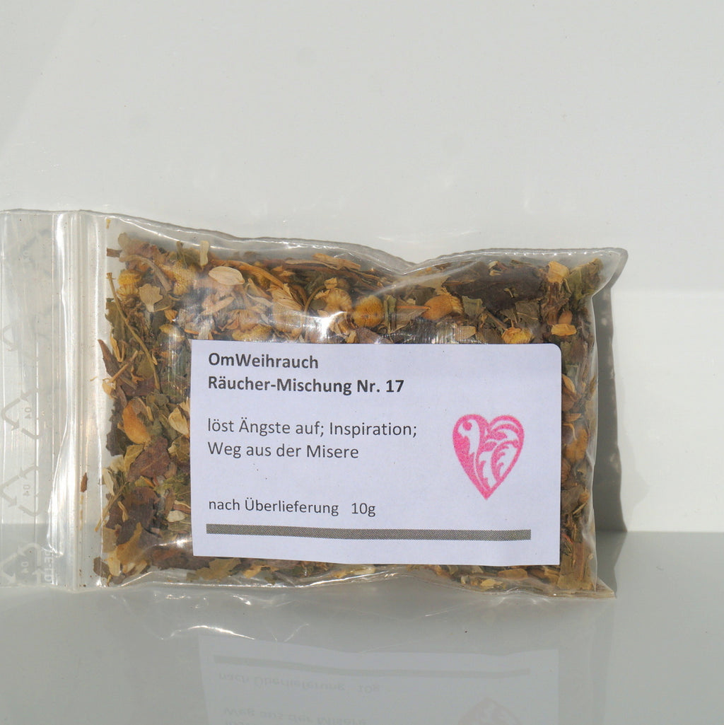 OmWeihrauch Räuchermischung Nr. 17 – Freiheit & Inspiration (10g)