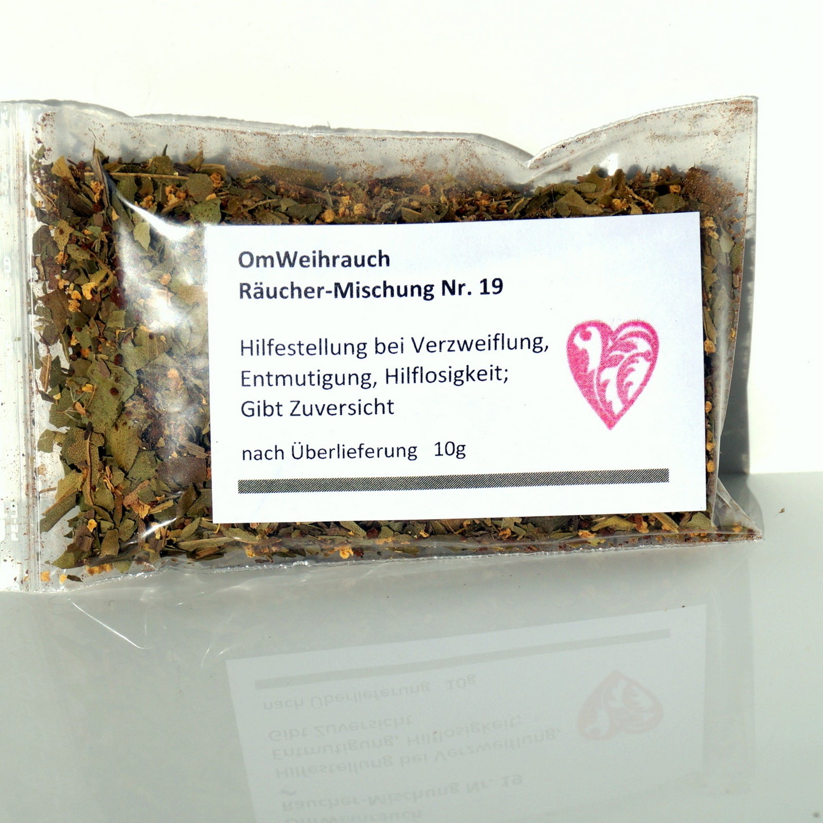 OmWeihrauch Räuchermischung Nr. 19 – Zuversicht, Stärke & innere Balance (10g)