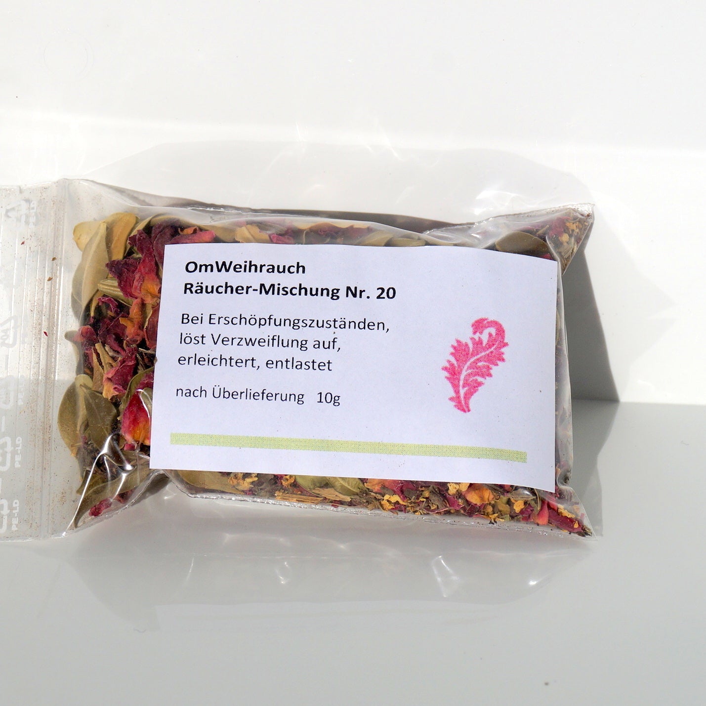 OmWeihrauch Räuchermischung Nr. 20 – Erleichterung, Entlastung & neue Kraft (10g)