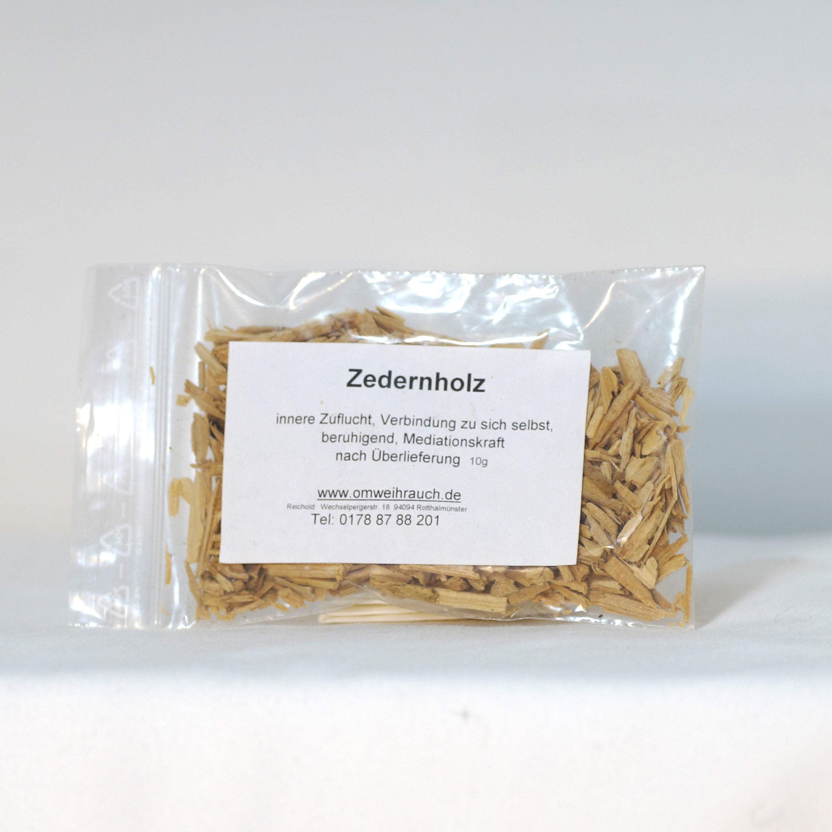 OmWeihrauch Zedernholz - Verbindung zu sich selbst (10g)